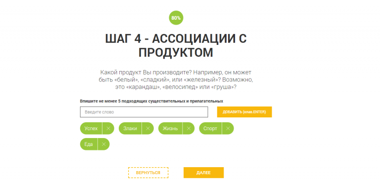 Генератор названий продукта